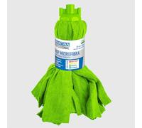 La Briantina Vadrouille en Microfibre Verte à Frange coupée 260 g - Haute Absorption, pour Les Zones Alimentaires, Usage Professionnel et Domestique