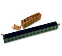 La Brunoise Mini Pâté en Croûte Uni Professionnel Noir Rectangulaire 500 x 40 x 60 mm