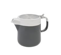 La Cafetière Barcelona Théière en céramique avec panier à infusion, 1.2L , Gris