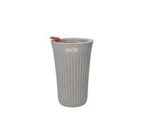 La Cafetière 'The Beanie' Tasse à café réutilisable, tasse de voyage isotherme avec prise en main confortable et étanche, 90% d'écorces de café recyclées, 340ml