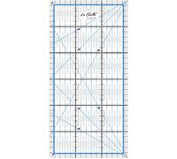 La Canilla ® - Règle Patchwork 30x15cm Règle Universelle pour Tapis de Découpe Transparente avec Graduations en CM, MM et Angles | Pour la Couture, Bricolage, Patchwork, Quilting, Courtepointe