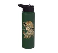 La Catrina soufflant des vœux - Crâne en sucre « Pissenlit » Stainless Steel Insulated Water Bottle