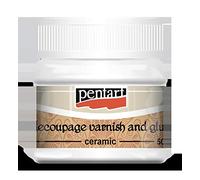 La colle et le vernis Decoupage pour céramique PENTART 50 ml, pe 649