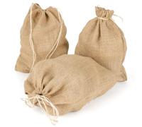 La Cordeline 3 Sacs Toile Jute 26x30cm Réutilisable, Sac légumes, Conservation et Stockage Cuisine