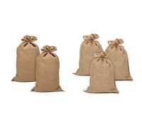 La Cordeline ACJN28PAL-L2 Lot 2 Sacs Pommes de terre Toile de Jute 60x105 cm, 305 gr/m2, 50kg Naturel & Lot 3 Sacs Toile de Jute, 42 x 70 cm, 220 gr/m2, 15kg -La Cordeline ACJN4270-L3 Naturel