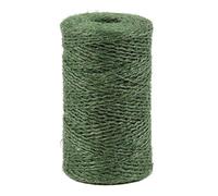 La Cordeline CJN23V Ficelle Vigne en Jute Naturel (Vert) Ø 1,4 mm- Armée Fil Acier - Longueur 190 m