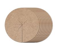 La Cordeline Disques de Paillage Naturel en Feutre Jute Ø 16cm, Lot 10 pièces - Protection Plante, Naturelle