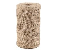 La Cordeline Ficelle Jute naturel + fil acier pour Vigne, Ø1,4mm, ± 190m, Naturelle