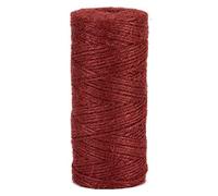 La cordeline Ficelle Jute Rouge Framboise, 160m Ø 2 mm pour Jardinage, Bricolage, travaux manuels et DIY