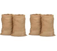 La cordeline Lot 2 Sacs en Toile de Jute Naturelle 60 x 100cm - 50 Kg -Stockage Jardin, Pomme de Terre, Déchets Verts (Lot de 2)