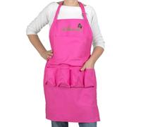 La Cordeline Tablier DE Jardin Long Fuchsia H75 X L47CM 5 Poches, 2x47x75 cm