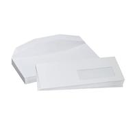 LA COURONNE Boite 1000 Enveloppes Gamme Mise Sous Pli Format Dl2 114X229Mm 80G A Fenetre 45X100 Velin Blanc