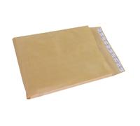 La Couronne Pochette kraft brun PEFC 260 X 330 mm 120g sans fenêtre - Soufflet 3 cm - Autocollante bande protectrice - Lot de 250
