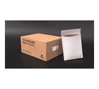 La Couronne Pochette matelassée à bulles 180 x 265 mm - 100% papier kraft blanc 100g - Lot de 10