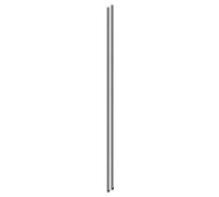 La croisee ds - Tringle pour cremone deesse ou dualis 7231 en 2 x 1250 mm - Finition.Gris alu RAL 9006 -