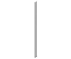 La croisee ds - Tringle pour cremone deesse ou dualis 7231 en 2 x 1250 mm - Finition.Gris alu RAL 9006 -