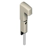 La croisee ds - Verrou en applique tige inox - Finition.Blanc - Long. mm.167 - Ø pêne mm.8 -