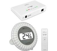 La Crosse Technology - MA11703 Kit piscine avec passerelle, capteur thermo/hygro et capteur flottant de piscine - Blanc