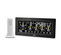 La Crosse Technology - SW404 Station Météo J+4 avec connexion Wifi - Noir