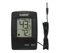 La Crosse Technology Thermomètre numérique à piles avec sonde filaire 314-1410