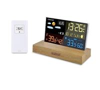 Station Météo - LA CROSSE TECHNOLOGY - WS6206 - Design Moderne - Couleur Marron - Intérieur