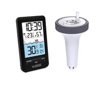 La Crosse Technology Station de température WS6268 avec sonde piscine Noir