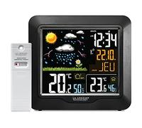 Station météo colorée noire ws6820