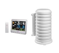La Crosse Technology WS6826 Station météo colorée - Blanc & Coque pour article & metteur TFA Dostmann 98.1114.02, blanc, 10,2 x 9,5 x 17,5 cm