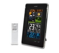 La Crosse Technology WS6835 Station Météo Colorée avec Phases de Lune - Noir