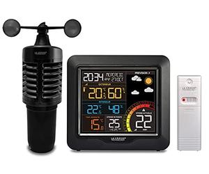 La Crosse Technology - WS6861 Station météo colorée avec anémomètre - Noir