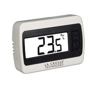 La Crosse Technology - WS7002 Petit thermomètre d'intérieur - Blanc.