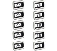 La Crosse Technology - WS7002 x 10 Petits thermomètres d'intérieur - Blanc.