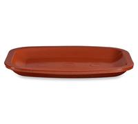 LA DEHESA Bandeja plana rectangular 26 x 20 cm, Miel (Lot de 13) extra_attributes.color: Miel, extra_attributes.material: Barro refractario