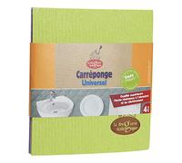 La Droguerie écologique - 4 Carrés Eponges Cellulose - unité