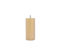 La Fabrique de Pieds AM20170025 Jeu de 4 Pieds de Lit Cylindres Bois Verni Clair 15 x 7 x 7 cm