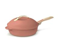 La Fabuleuse Ustensile de Cuisson 8 en 1 Sauteuse Corps Rose Pivoine 24 cm - COOKUT