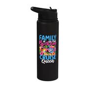 La famille de Birthday Cruise Queen Stainless Steel Insulated Water Bottle