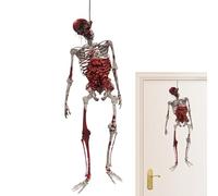 La fenêtre d'Halloween adhère à la peur, autocollant pour fenêtre d'Halloween | Suspendre le cadavre s'accroche décalcomanies - Stickers muraux effrayants pour le salon, autocollant