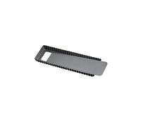 LA FORME Moule à tarte rectangulaire avec fond amovible 35x13cm gris