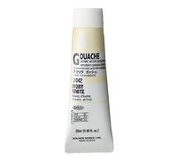 La gouache acrylique Holbein n ° 6 Ivoire Blanc