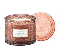 LA JOLIE MUSE Bougie parfumée à la tomate et à la vigne - Grande bougie de soja à 2 mèches - Cadeau pour homme et femme - Longue durée de combustion - 340,2 g