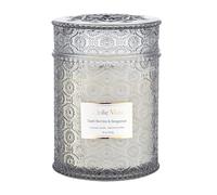 LA JOLIE MUSE Bougie Parfumée aux Baies Noires & à la Bergamote, Grande Bougie à la Cire de Soja Naturelle, Grand Pot en Verre, Idée Cadeau, Anniversaire, 80 Heures de Combustion, 550g