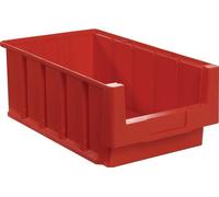 LA-KA-PE Bac de rayonnage VKB L400 x l230 x H150 mm rouge PP - VKB400/230 ROT