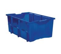 LA-KA-PE Bacs gerbables-emboîtables PP bleu L480xl312xH200mm LA-KA-PE Quantité:1