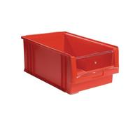 LA-KA-PE boîte de rangement à façade ouverte PLK L500 x B315 x H200 mm PP rouge - 01350 02 01