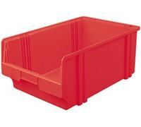 LA-KA-PE boîte de rangement ouverte L 500 / 450 x L 300 x H 200 mm rouge - LK1B ROT