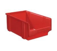 LA-KA-PE boîte de rangement ouverte L 500 / 450 x L 300 x H 200 mm rouge - LK1B ROT