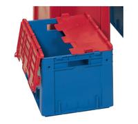 LA-KA-PE Couvercle rabattable PP L400xl300mm gris avec charnière 4 pcs/carton LA-KA-PE Quantité:1