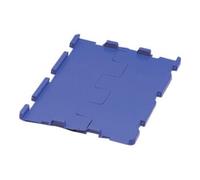 LA-KA-PE Couvercle à charnière PP L600xL400mm - VTK/D600K BLEU
