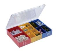 LA-KA-PE LA-KA-PE Boîte de rangement avec couvercle L307xP225xH50 mm avec 14 inserts Quantité:1